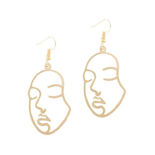 Healeved Stylische Abstrakte Damen-ohrringe mit Human Face Mask Design Leichte und Sichere Ohrstecker Modisch und Persönlich Eleganter Gesichtsschmuck für Alltag und Besondere Anlässe Healeved Stylische Abstrakte Damen-ohrringe mit Human Face Mask Design Leichte und Sichere Ohrstecker Modisch und Persönlich Eleganter Gesichtsschmuck für Alltag und Besondere Anlässe von Healeved
