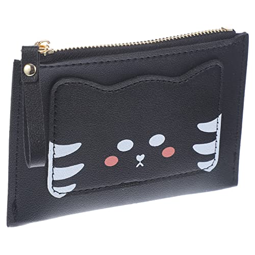 Healeved Süße Damen Geldbörse mit Katzenmuster Multifunktionale PU Kartenhalter Münzbeutel Leicht für Geld Kreditkarten Tickets Perfektes für Frauen an Besonderen Anlässen von Healeved