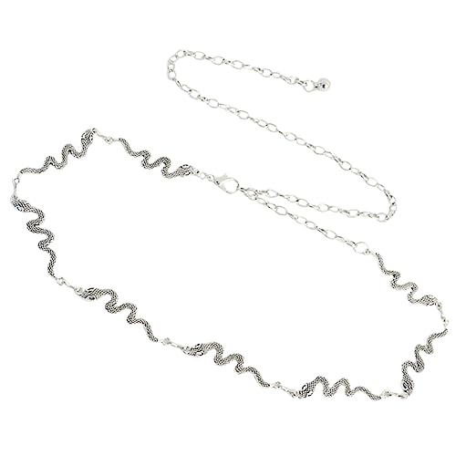 Healeved Metal Waist Chain Body Jewelry Für Damen Verstellbare Taillenkette Mit Vintage-schlangenschnalle Metallkette Für Und Partykleidung Hochwertiger Körperschmuck Für Verschiedene von Healeved