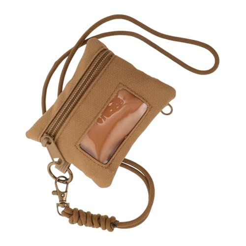 Healeved Taktische Sport geldbörse mit Münzfach und Kartenhalter Kompakte Outdoor Wallet mit Reißverschluss und Schnappverschluss Leichte Multifunktions hüfttasche für Herren für Wandern von Healeved