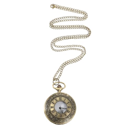 Healeved Vintage Taschenuhr Für Damen Und Herren Kleine Retro Hängende Taschenuhr Quarz Uhr Mit Kette Antike Uhr Für Studenten Für Teepartys Und Besondere Anlässe von Healeved