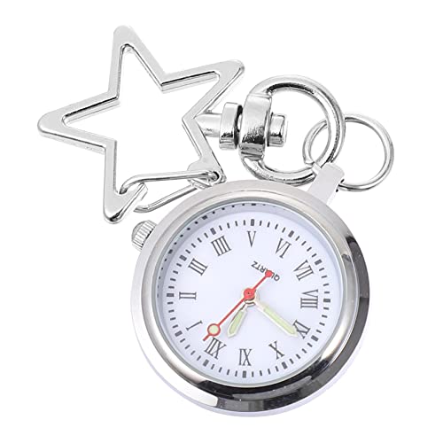 Healeved Taschenuhr für Krankenschwestern Retro Damen Uhr mit Schlüsselanhänger Leuchtendem Ziffernblatt für Medizinisches Personal Praktisch Quarzwerk Robust Präzise von Healeved