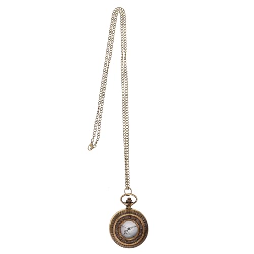 Healeved Antike Taschenuhr Für Damen Und Herren Retro-taschenuhr Tragbare Kleine Vintage-Uhr Mit Kette Für Alltag Partys von Healeved