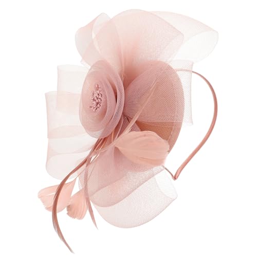 Healeved Fascinator Stirnband Für Damen Vintage Kopfschmuck Im Stil Der Jahre Mit Federn Verziert Für Bräute Brautjungfern Und Formelle Anlässe Wie Teepartys von Healeved