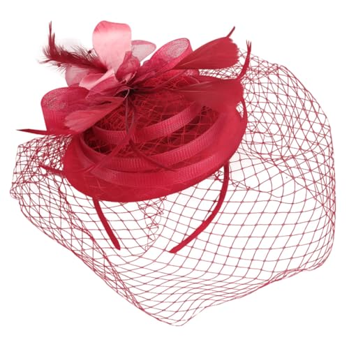 Healeved Braut-haarnadel – Elegantes Fascinator-hut-stirnband Für Teepartys Damen-kopfschmuck Für Die Hochzeit Healeved Braut-haarnadel – Elegantes Fascinator-hut-stirnband Für Teepartys Damen-kopfschmuck Für Die Hochzeit von Healeved