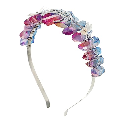 Healeved Tiara Haarreif mit Natürlichem und Handgefertigtem Libellen Design Hochzeitskrone für Braut und Damen Feiner Kopfschmuck für Fest Party und Brautkleid von Healeved