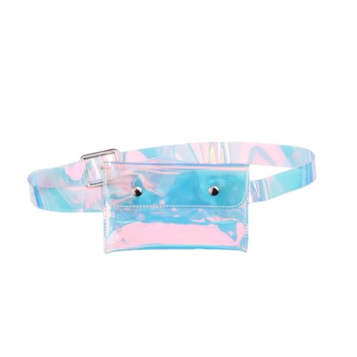 Healeved Transparente Bauchtasche Damen mit Abnehmbarem Gürtel Multifunktionale Hüfttasche für Handy und Münzen Modische Leichte Tasche für Einkaufen Reisen Festivals und von Healeved