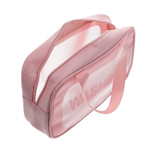 Healeved Transparente Kosmetiktasche Make Up Tasche Multifunktionale Aufbewahrungstasche Reise Organizer Halter Reise Kosmetiktasche Gefrostete Make Up Tasche Aufbewahrungstasche von Healeved