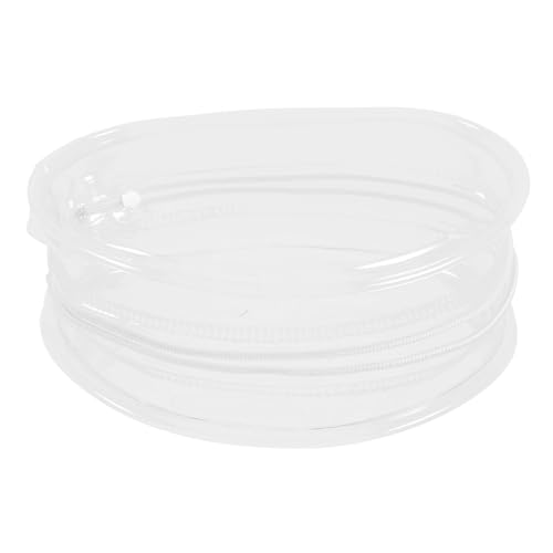 Healeved Transparente PVC Reißverschlusstasche Reise Kosmetiktasche Für Damen Mit Reißverschluss Make Up Tasche Kosmetik Tragbare Make Up Tasche Durchsichtige Kulturtasche von Healeved