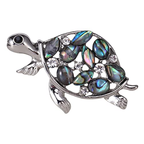 Healeved Turtel Brosche für Damen Eleganter Anstecker Tierform Dekoration für Kleidung Schals Hüte für Verschiedene Anlässe Wie Weihnachten Geburtstage oder Hochzeiten von Healeved