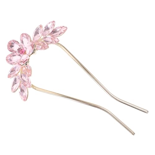 Healeved Haarschmuck für Damen Strass-haarnadel Hochzeits-haarteil U-förmige Haarnadel für Hochsteckfrisur Healeved Haarschmuck für Damen Strass-haarnadel Hochzeits-haarteil U-förmige Haarnadel für Hochsteckfrisur von Healeved