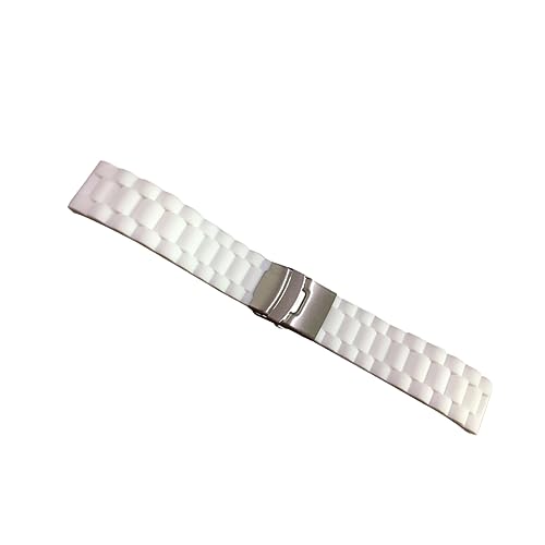 Healeved Uhrenarmband aus Silikon Ellbogenarmband Schnalle fit Stripes Watchband weiche Uhrenarmbänder Bands Uhrenarmband mit Faltschließe Silikonarmband Faltschließe Uhrenarmband Weiß Healeved Uhrenarmband aus Silikon Ellbogenarmband Schnalle fit Stripes Watchband weiche Uhrenarmbänder Bands Uhrenarmband mit Faltschließe Silikonarmband Faltschließe Uhrenarmband Weiß von Healeved