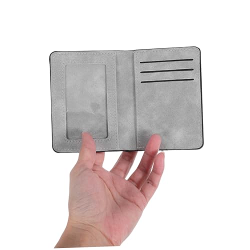 Healeved Ultradünnes Kartenetui für Herren Minimalistischer Kreditkartenhalter mit Mehreren Fächern Leichter Reisegeldbeutel Multifunktionaler Führerschein und Ausweisorganizer Kleines von Healeved