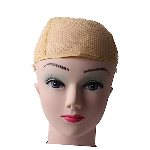 Healeved Unisex-perückenkappe Aus Netzgewebe Atmungsaktiv Und Leicht Beige Für Männer Und Frauen Einheitsgröße von Healeved