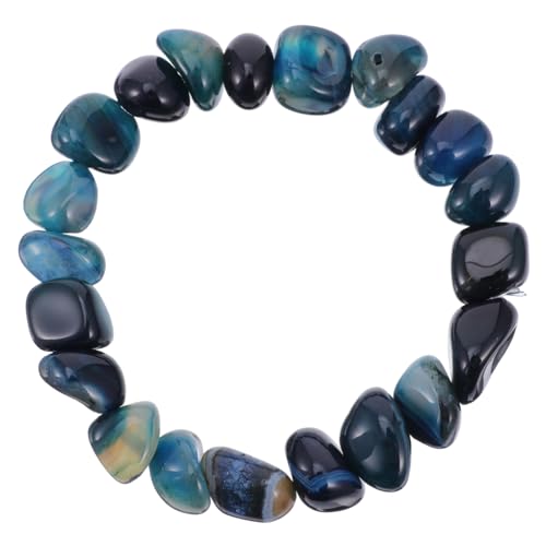 Healeved Unregelmäßiges Achat Armband Damen Naturstein Schmuck Handgelenk Ornament Yoga Langlebig und Modisch für Alltag Party Konzert Urlaub von Healeved