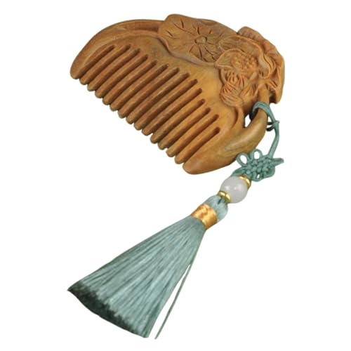 Healeved Holzkamm Mit Fransen Handgraviert Für Effektives Entwirren Von Haaren Geeignet Für Frauen Männer Und Junge Mädchen Alle Haartypen Elegant Und Praktisch von Healeved