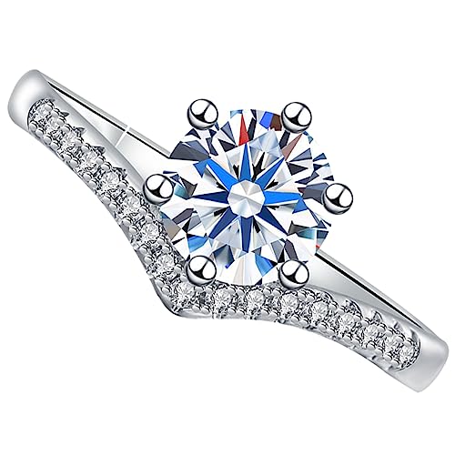 Healeved Verlobungsring für Damen Eleganter Schmuck für Hochzeit Jahrestag Valentinstag Modischer Designring für an Partnerinnen oder Ehefrauen von Healeved