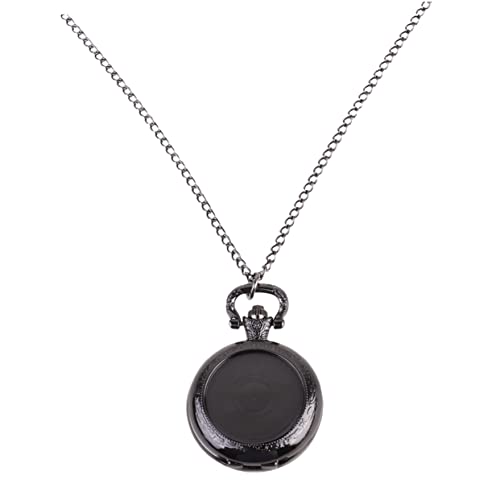 Healeved Vintage Retro Taschenuhr Halskette Für Männer Und Frauen Schwarze Taschenuhr Mit Kette Für Geschenke Zu Geburtstagen Und Anlässen Stilvolle Retro Uhr Für Alltag Und Besondere von Healeved