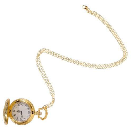 Healeved Taschenuhr Vintage Retro-Uhr Mit Exquisitem Muster Für Herren Und Damen Dekorativ Und Praktisch Mechanisch Für Ältere Menschen Und Alltag von Healeved