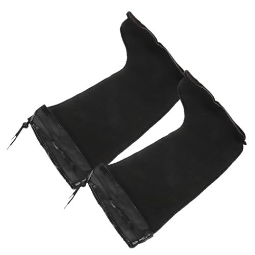 Healeved Warme Baumwoll einlegesohlen für Regenstiefel Dicke Weiche Stiefelfutter Rutschfest Atmungsaktiv Komfortable Winterstiefel einlagen für Herren Pflegeleicht für Nasse und Kalte von Healeved