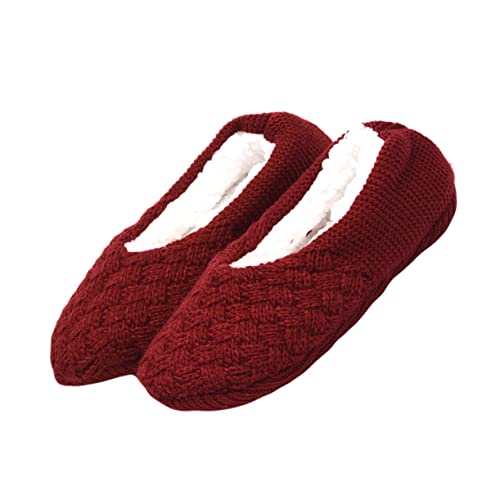 Healeved Warme Haussocken Damen Rutschfest mit Noppen Dicke Winter Slipper Socken aus Weichem Kuschelige Boden Socken für Kalte Tage als von Healeved