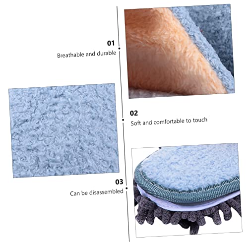 Healeved Warme Winter Hausschuhe Damen Herren Indoor Slipper Verdickt Gefüttert Rutschfest Bequeme Pantoffeln für Zuhause Schlafzimmer Wohnzimmer von Healeved