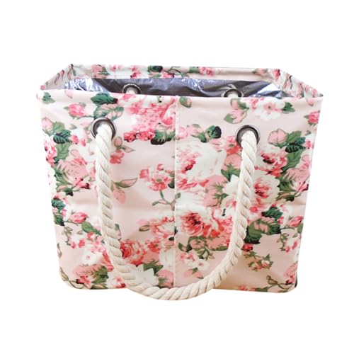Healeved Waschbeutel Aus Canvas-Material Und Tragbar Bade-duschtasche Mit Großem Fassungsvermögen Für Shampoo Handtuch Und Kosmetika Geeignet Als Reise-kulturtasche Und Fitnesstasche von Healeved