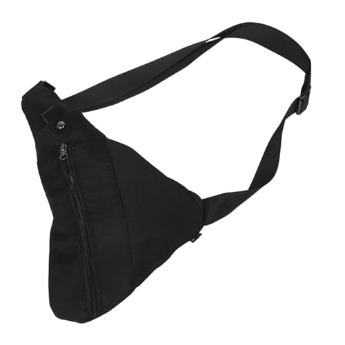 Healeved Wasserdichte Crossbody Sling Bag Herren Damen Verstellbarer Schultergurt Ergonomisch Gepolstert Wetterfeste Brusttasche für Alltag Reisen Arbeit Freizeit von Healeved