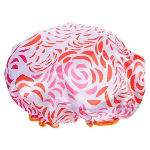 Healeved Extra Große Satin-duschhaube Für Damen Doppellagig Wiederverwendbar Für Lange Haare Haarkonditionierung Und Färbung Elegantes Design Für Komfort Und Schutz von Healeved