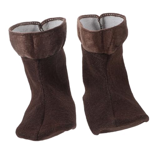 Healeved Wasserdichte Warme Fleece Schuh Einlegesohlen Feuchtigkeitsresistente Plüsch Boot Innensohlen für Damen und Herren Thermische Regenstiefel Liner Feuchtigkeitskontrollierende Schuh von Healeved