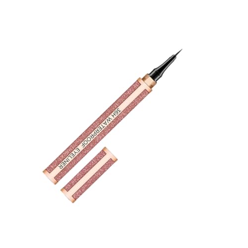 Healeved Wasserfester Flüssiger Eyeliner Stift Rotkoralle Orange Schnell Trocknend Präzise Spitze Geschmeidig und Wischfest für Definiertes Augen make up bei Frauen von Healeved
