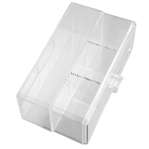 Healeved Wattebauschbehälter Mit Deckel Für Wattestäbchen Wattepad-halter-spender Stifte-organizer Make-up-pinselhalter Für Schminktisch Make-up-watte-organizer von Healeved