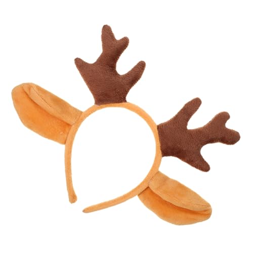 Healeved Weihnachtliches Geweih Haarreif Plüsch Lustiges Kopfband Für Weihnachten Kostümparty Und Festliche Anlässe Mit Süßem Design Und Sicherem Für Unvergessliche von Healeved