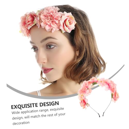 Healeved Weihnachtliches Haarband Mit Bunten Blumen Verstellbares Stirnband Für Damen Und Mädchen Für Partys Und Cosplay Festlicher Kopfschmuck Für Besondere Anlässe von Healeved