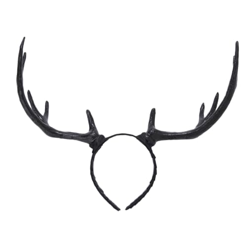 Healeved Weihnachts Haarreif Rehgeweih Kopfschmuck Weich Leicht Modisch für Erwachsene Party Festival von Healeved