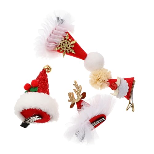 Healeved Weihnachts Haarspangen Form Von Weihnachtsmützen üße Haaraccessoires Für Festliche Anlässe Perfekte Clips Für Damen Und ädchen Ideales Für Die von Healeved