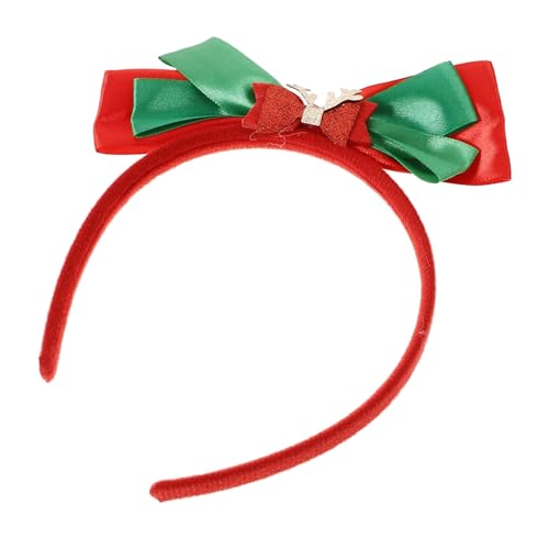 Healeved Schleifen Stirnband Damen Kopfbedeckung Weihnachten Party Zubehör Haarband Für Erwachsene Und Mädchen Cosplay Accessoire von Healeved