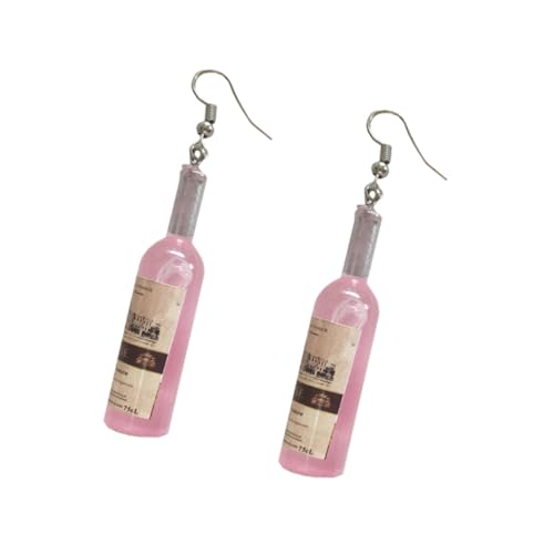 Healeved Weinflaschen Ohrhänger Damen Ohrschmuck Elegant Ohrhaken Modisch Kreatives Design Party Alltag Healeved Weinflaschen Ohrhänger Damen Ohrschmuck Elegant Ohrhaken Modisch Kreatives Design Party Alltag von Healeved