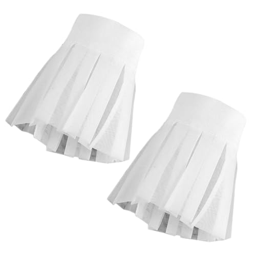 Healeved Weiße Abnehmbare Fake Ärmel Manschetten Chiffon Atmungsaktiv und Damen Handgelenks für Halloween Kostüme Cosplay Partys und Festliche Anlässe von Healeved