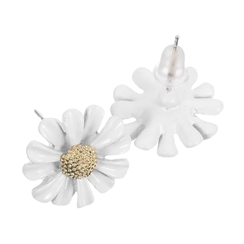 Healeved Weiße Ohrstecker Damen Silber Nadel Leicht Schmuck Modeschmuck Kleine Blumen Ohrstecker Alltag Party Healeved Weiße Ohrstecker Damen Silber Nadel Leicht Schmuck Modeschmuck Kleine Blumen Ohrstecker Alltag Party von Healeved