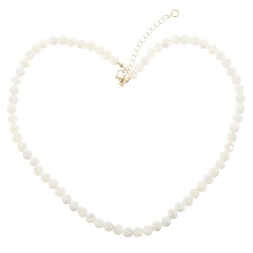 Healeved Weiße Perlenkette Echte Süßwasserperlen Beaded Choker Halskette Damen Elegant Vielseitig für Party Hochzeit und Alltag Healeved Weiße Perlenkette Echte Süßwasserperlen Beaded Choker Halskette Damen Elegant Vielseitig für Party Hochzeit und Alltag von Healeved