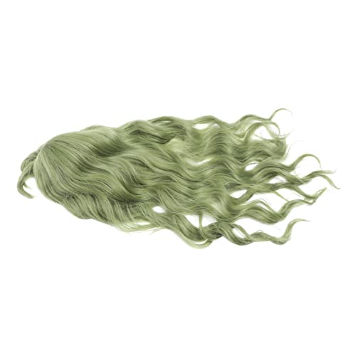 Healeved Welliges Lockiges Haarset Perückenverlängerungen Gewellte Vorderseite Damen Teilfarbe Gewelltes Synthetisches Haarteil Hochtemperaturdraht von Healeved