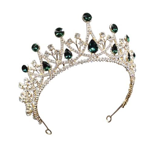 Healeved Wunderschöne Brautkrone mit Funkelnden Strasssteinen Hochzeits Diadem für Damen und Braut Modischer Haarschmuck Geeignet für Hochzeit Party Fotoshooting und Festliche Anlässe von Healeved