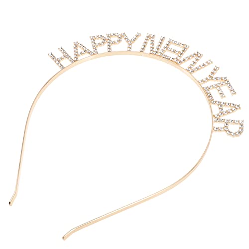 Healeved Dekoratives Neujahrs-stirnband Mit Kristallbuchstaben Zartes Accessoire Für Partys Und Fotos Festzubehör Für Frühlingsfest Und Silvesterfeier Healeved Dekoratives Neujahrs-stirnband Mit Kristallbuchstaben Zartes Accessoire Für Partys Und Fotos Festzubehör Für Frühlingsfest Und Silvesterfeier von Healeved