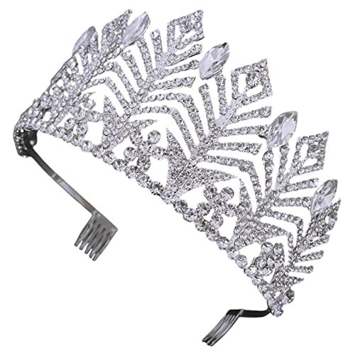 Healeved Eleganter Diamant Für Frauen Braut-kopfschmuck Hochzeits-haardekor Vintage-braut-kopfschmuck Für Familie Freunde Kollegen von Healeved