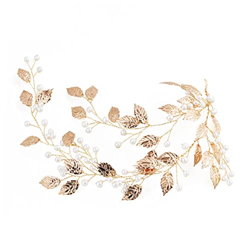 Healeved Zartes Haarband Mit Blattmotiv Für Hochzeiten Für Damen Brautaccessoire Für Verlobung Party Weihnachten von Healeved