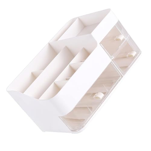 Healeved Kosmetik Organizer Für Schreibtisch Praktischer Desktop Aufbewahrungsbehälter Für Make-up Vielseitig Einsetzbar Und Für Schminktisch Und Badezimmer von Healeved