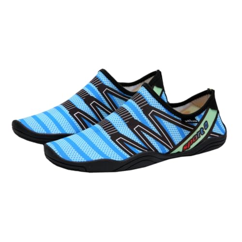 Healeved rutschfeste Strandschuhe Atmungsaktive Wasserschuhe für Surfen Schwimmen Outdoor Schutz Blau für Strand Pool Yoga Training Healeved rutschfeste Strandschuhe Atmungsaktive Wasserschuhe für Surfen Schwimmen Outdoor Schutz Blau für Strand Pool Yoga Training von Healeved