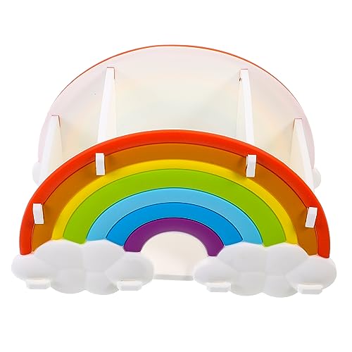 Healeved Bastel-organizer und Aufbewahrung Regenbogen-dekorationen für Den Unterricht -schreibtisch- Büro-schreibtisch-organizer Ausgeschnitten von Healeved