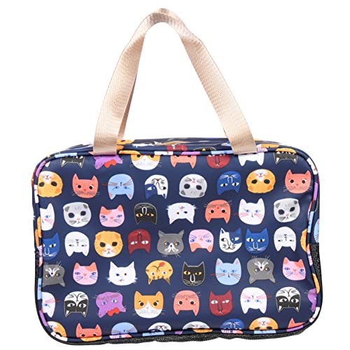 Healeved wasserdichte Kosmetiktasche für Reisen Multi Funktions Make Up Organizer mit Großem Stauraum für Unterwegs Hause Doppelte Reißverschlussöffnung Strapazierfähiges Material von Healeved